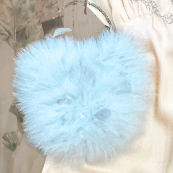 Gorgeous Vintage Delphine Pariente Made in France Feather Purse 1985 - EUC -Rare - Picture 1 of 16